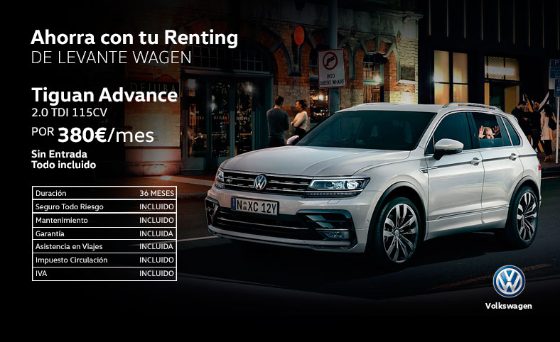Ofertas Volkswagen Tiguan en Levante