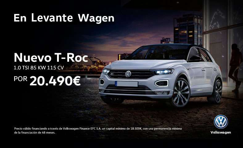 Oferta nuevo Volkswagen T-Roc Levante Wagen Valencia