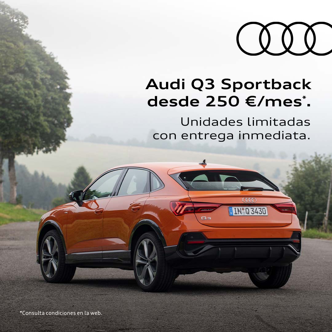 Ofertas especiales Audi Q3 desde 250€/mes en Valencia